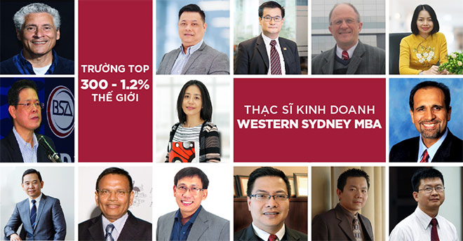 Đại học Western Sydney top 300 thế giới tuyển sinh thạc sĩ kinh doanh MBA, học bổng hơn 9 tỷ - 1