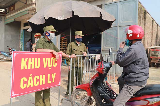 Thị trấn Đồng Văn (huyện Đồng Văn, Hà Giang) bị phong tỏa do liên quan đến bệnh nhân 268. Ảnh minh họa.