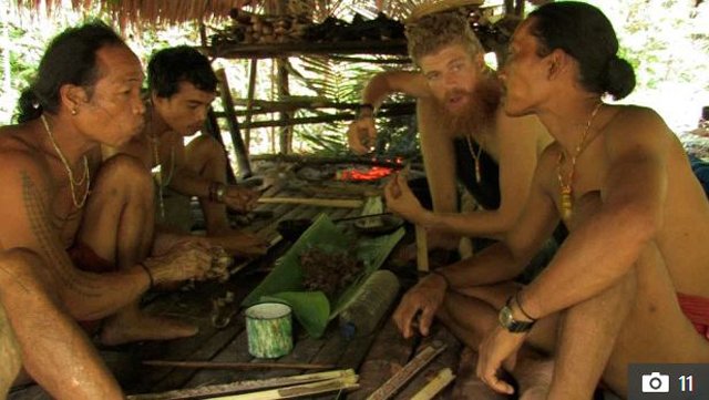 Anh Audun đến sống với bộ lạc Mentawai vào năm 2004.