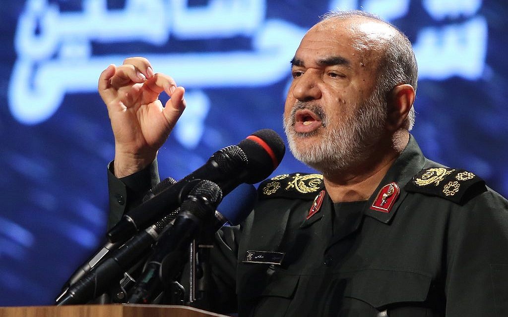 Thiếu tướng&nbsp;Hossein Salami, tư lệnh lực lượng Vệ binh Cách mạng Iran.