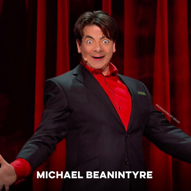 Mr Bean trong thân hình của diễn viên hài nổi tiếng Michael McIntyre.