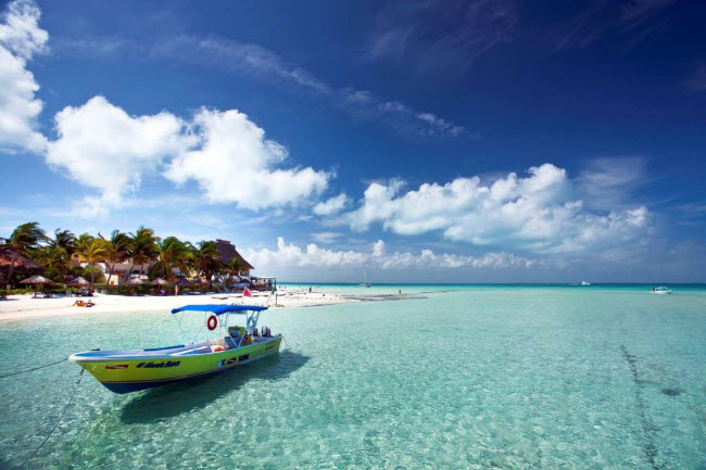 Playa Norte, Mexico: Đây là trong những bãi biển đẹp nhất ở Mexico nằm trên hòn đảo Isla Mujeres.
