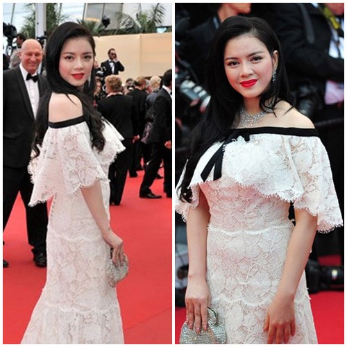 Thời trang hàng tỷ đồng của Lý Nhã Kỳ khi dự thảm đỏ Cannes