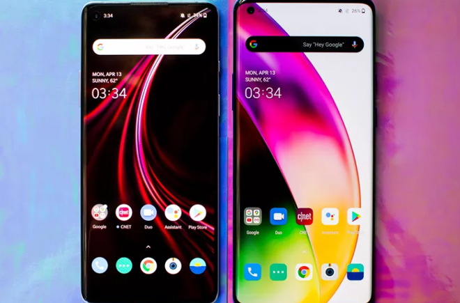 OnePlus 8 và&nbsp;OnePlus 8 Pro.