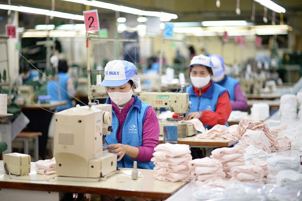 Năng lực sản xuất khẩu trang vải của riêng Vinatex lên tới 100 triệu chiếc/tháng - Ảnh Cục Xuất nhập khẩu