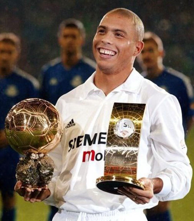 Ronaldo de Lima từng giành được nhiều danh hiệu cao quý thời còn thi đấu