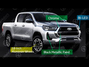 Tin tức ô tô - Xe bán tải Toyota Hilux phiên bản nâng cấp sắp được ra mắt