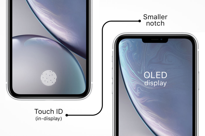 iPhone 12 sẽ có Touch ID trên màn hình và "tai thỏ" nhỏ hơn.