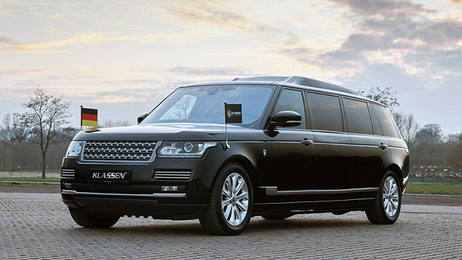 Range Rover phiên bản Limo dài 6,215m, chống đạn cỡ 7,62mm - 1