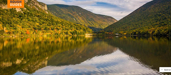 Hồ Echo, New Hampshire: Ẩn mình sâu trong rừng xanh tươi tốt, hồ Echo là lựa chọn đặc biệt phổ biến với các gia đình đến đây để bơi lội và dã ngoại trên những bãi biển đầy cát.&nbsp;
