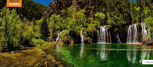 Hồ Hanging, Colorado: Du khách phải đi bộ trên con dường mòn dài khoảng 1,6km với độ dốc gây thách thức mới đến được hồ này. Nhưng hồ nước màu ngọc cùng các thác nước lung linh sẽ khiến du khách thỏa mãn.&nbsp;
