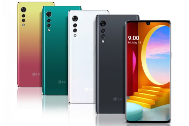 Các phiên bản màu của&nbsp;LG Velvet 5G.