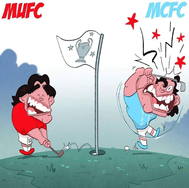 Carlos Tevez đã dành cúp ngoại hạng Anh cùng cả&nbsp;MU và MC.