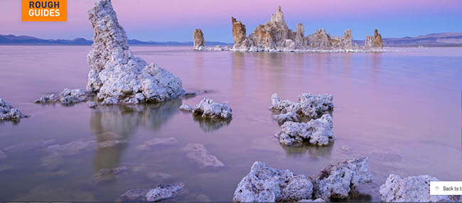 Hồ Mono, California: Những tháp canxi cacbonat này giúp bảo vệ nơi đây thành một môi trường sống tự nhiên, an toàn cho 2 triệu con chim.
