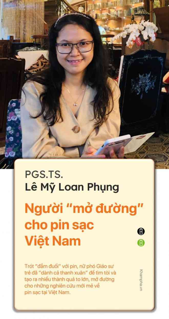 PGS.TS Lê Mỹ Loan Phụng: Người &#39;mở đường&#39; cho pin sạc Việt Nam - 2