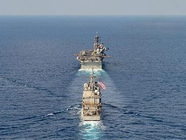 Cận cảnh các tàu chiến Mỹ thách thức Trung Quốc ở biển Đông