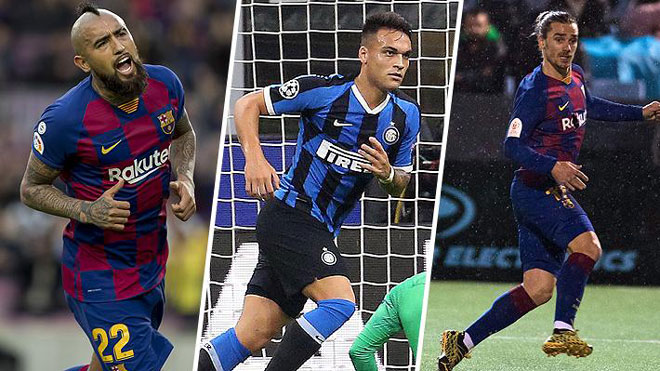 Inter Milan muốn đổi Lautaro lấy cả Vidal lẫn Griezmann kèm theo 90 triệu euro