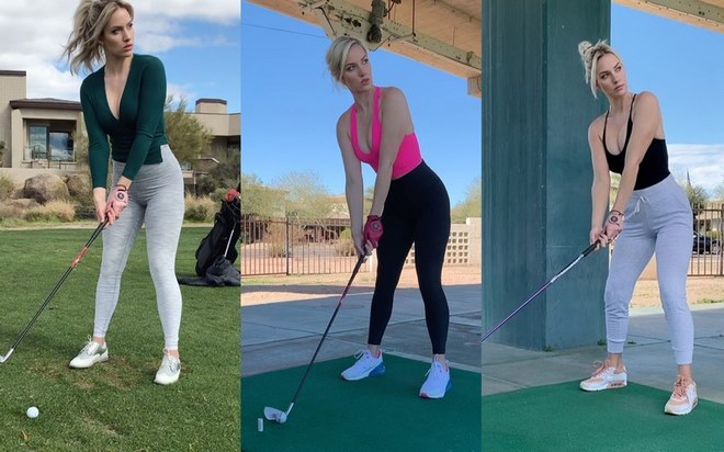 Paige Spiranac luôn quyến rũ trên sân golf