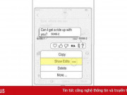 Công nghệ thông tin - iMessage sẽ có tính năng sửa tin nhắn đã gửi?