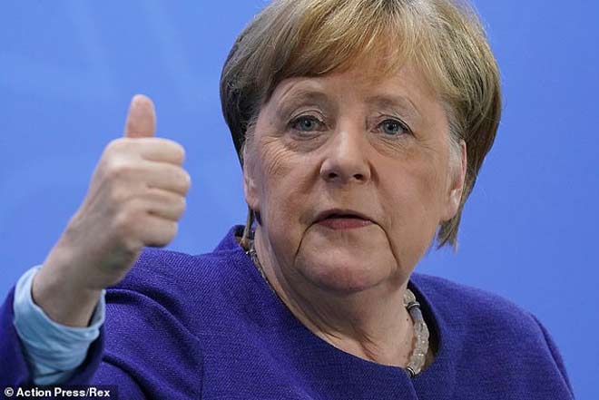 Nữ Thủ tướng Đức Angela Merkel đồng ý với đề xuất nới lỏng giãn cách xã hội&nbsp;