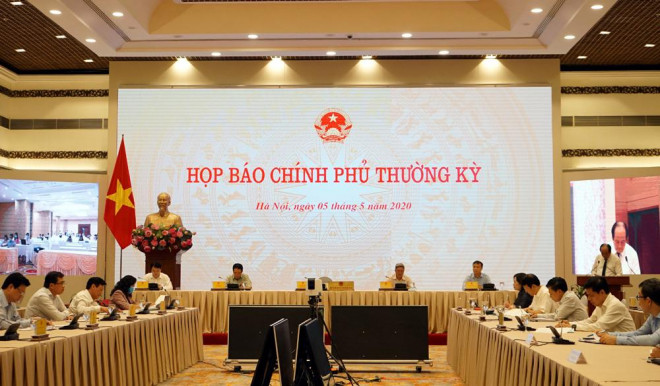 Họp báo Chính phủ thường kỳ tháng 4/2020.