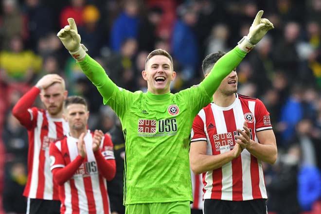 Dean Henderson chơi cực tốt ở Sheffield United