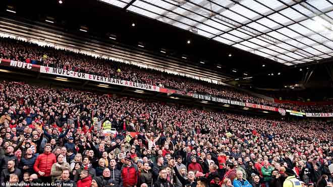 Sân Old Trafford có sức chứa tốt nhất Ngoại hạng Anh thời điểm hiện tại