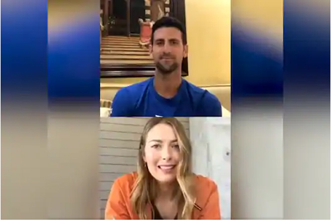 Djokovic và Sharapova trò chuyện tán gẫu thú vị với nhau qua mạng xã hội Instagram
