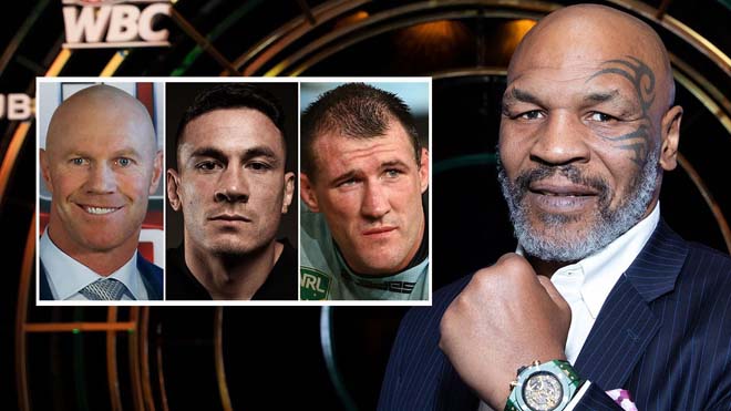 Mike Tyson có thể đối đầu một trong ba cái tên là&nbsp;Barry Hall, Paul Gallen và Sonny Bill Williams