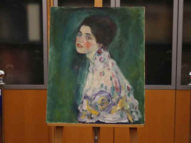 Bức họa bị đánh cắp Portrait of a Lady của họa sĩ Gustav Klimt bất ngờ được tìm thấy sau hơn hai thập kỉ bị đánh cắp. Ảnh&nbsp;JapanTimes