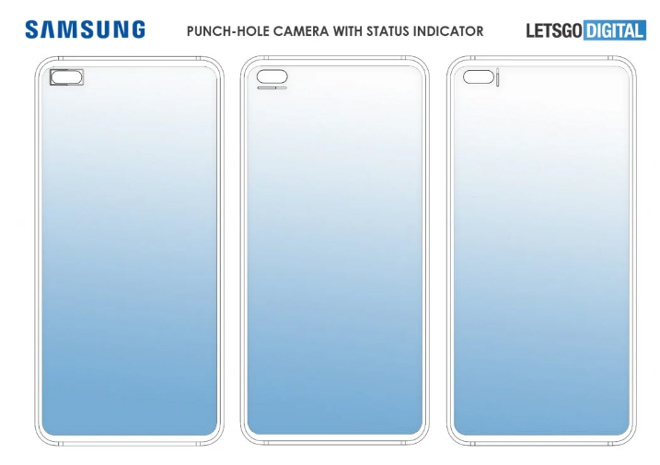 Hình ảnh về bằng sáng chế mới nhất của Samsung.