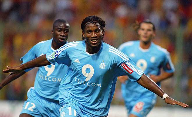Drogba trong thời gian chơi cho Marseille