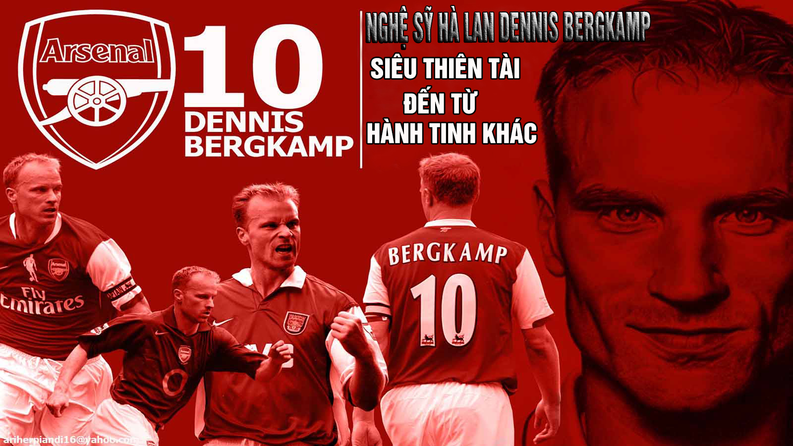 Nghệ sỹ Hà Lan Dennis Bergkamp: Đôi chân ma thuật đến từ hành tinh khác - 1