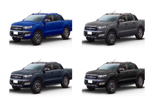 Các màu sơn của Ford Ranger