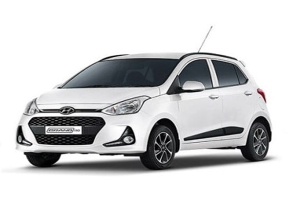 Hyundai i10 màu xanh trắng (Ảnh minh họa)