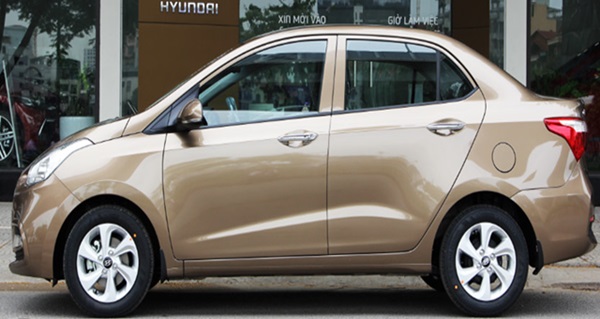 Hyundai i10 màu Cát vàng (Ảnh minh họa)