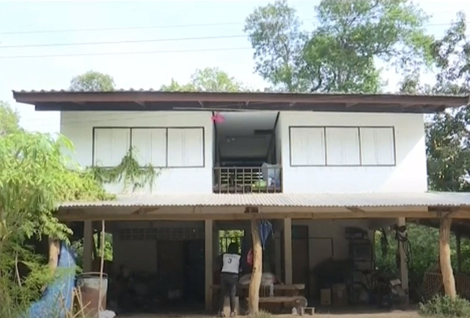 Khu phòng ở của giáo viên tại trường học ở tỉnh Mukdahan, một trong những nơi các giáo viên cưỡng hiếp nữ sinh 14 tuổi.