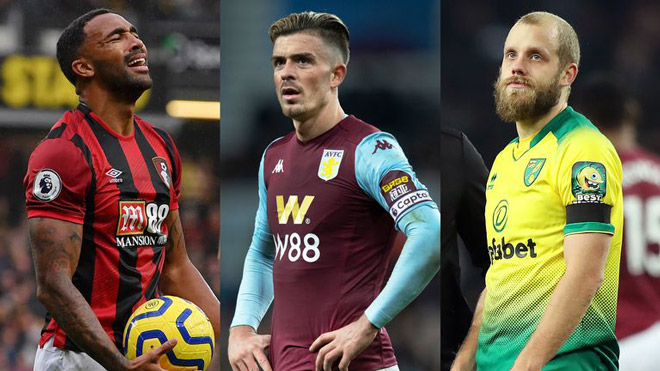 Bournemouth, Aston Villa và Norwich City đang là ba đội xếp cuối bảng xếp hạng Ngoại hạng Anh