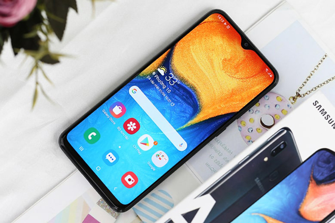 Galaxy A20 hiện tại.