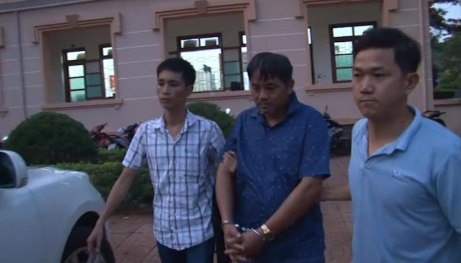 Đối tượng Đỗ Văn Minh bị bắt giữ khi đang lẩn trốn tại Bình Phước. Ảnh: Người lao động