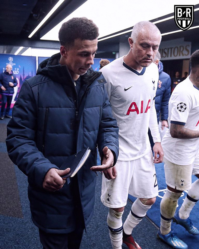 HLV Dele Alli đang có những nhắc nhở với Mourinho.