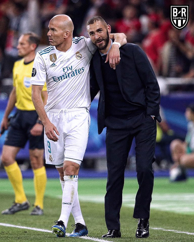 Zidane đã cùng HLV Benzema chinh phục biết bao danh hiệu ở Real Madrid.