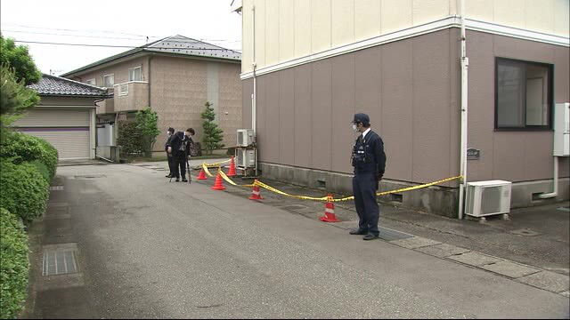 Cảnh sát Toyama phong tỏa hiện trường phát hiện thi thể nạn nhân hôm 5-5. Ảnh: TBS News