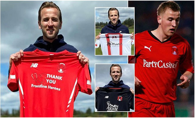 Harry Kane ra mắt mẫu áo cho&nbsp;Leyton Orient