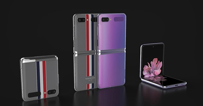 Galaxy Z Flip 4G&nbsp;Thom Browne Edition.