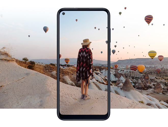 Thiết kế đẹp mắt là ấn tượng đầu tiên của Galaxy M11.