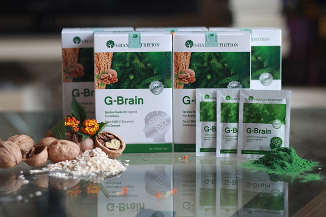 G-Brain chiết xuất từ Tảo Spirulina nguồn DHA tinh khiết và an toàn