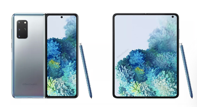 Ảnh concept thiết kế của&nbsp;Galaxy Fold 2.