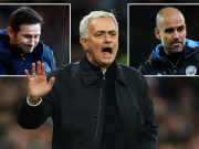 Bóng đá - Mourinho ngầm chỉ trích Pep, Lampard vì sợ Ngoại hạng Anh sớm trở lại