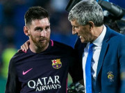 Bóng đá - Nội bộ Barca dậy sóng: Bị Messi chỉ trích kém tài, HLV Setien phản pháo